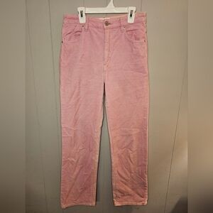 Rollas Original High Rise Straight Magnolia Cord Jeans, Size 28